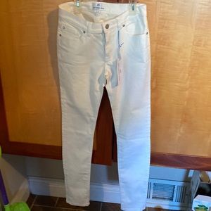 Southern Tide Stretch White Jeans